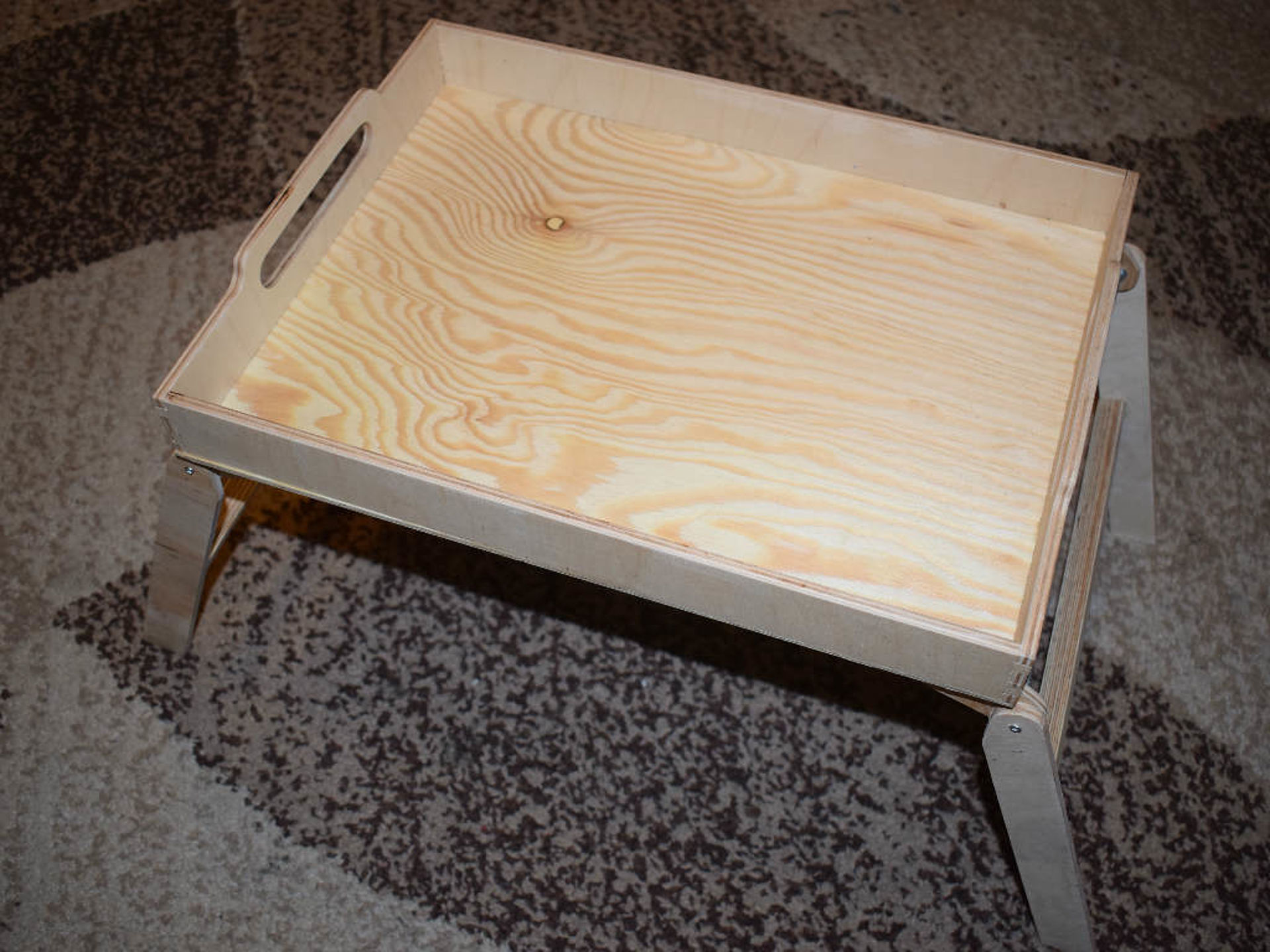 The finished breakfast tray. The finished breakfast tray.