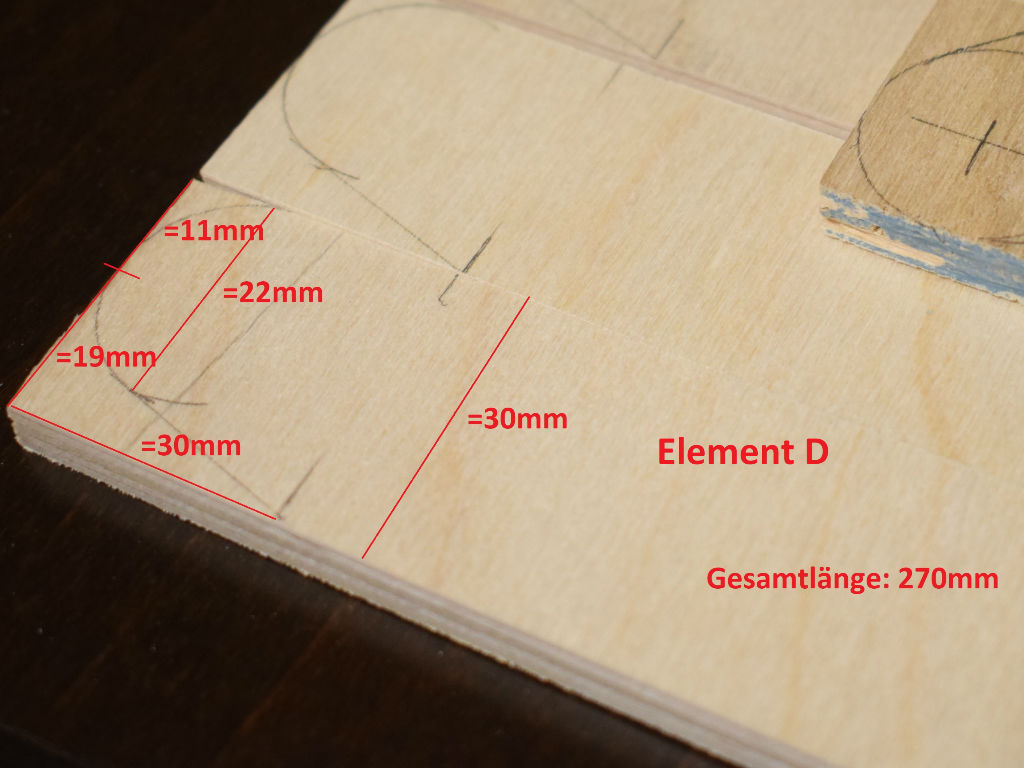 measured wood in labeled with mm data