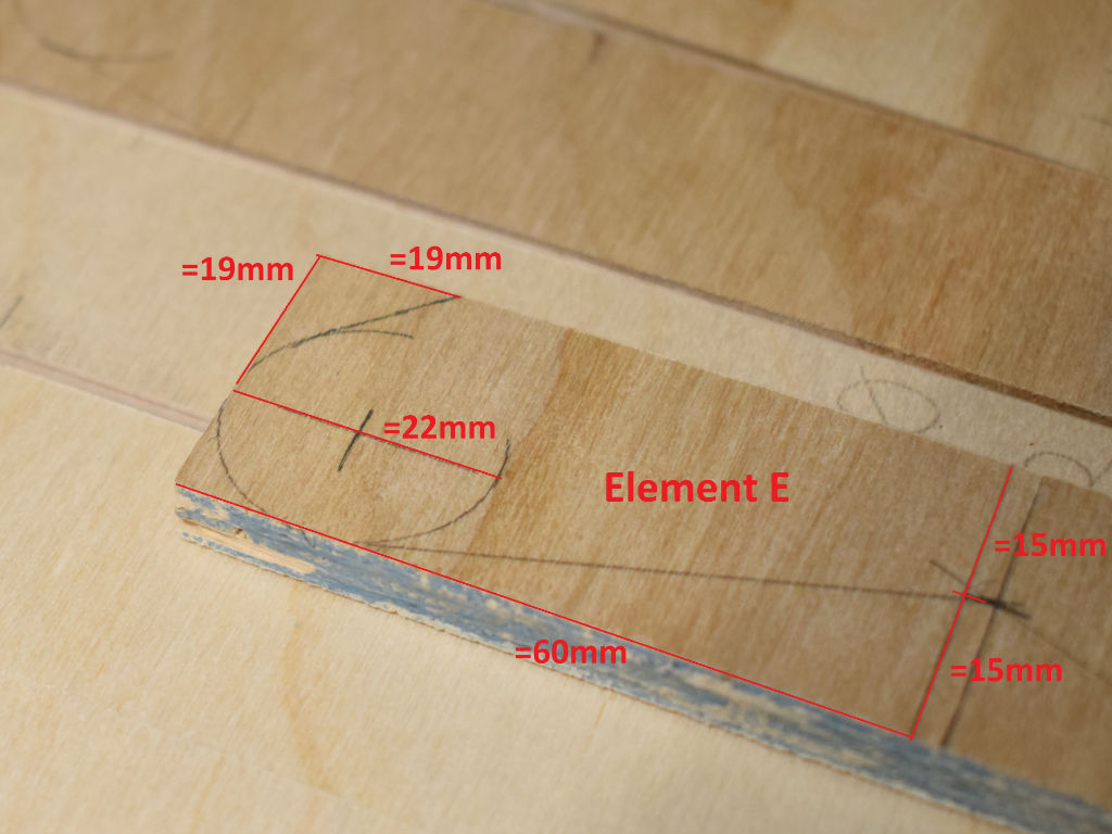 pencil marked wood with mm indictions