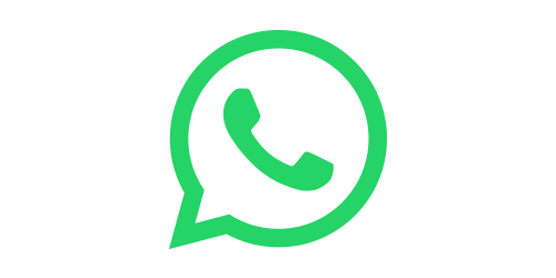 WhatsApp icon: White phone symbol inside a green speech bubble, the logo of WhatsApp.
