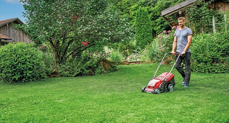 Large sales lawn mower