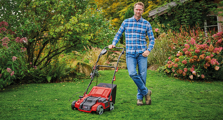 Einhell lawn scarifier and best sale aerator