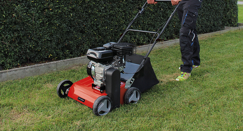 Einhell lawn scarifier and best sale aerator