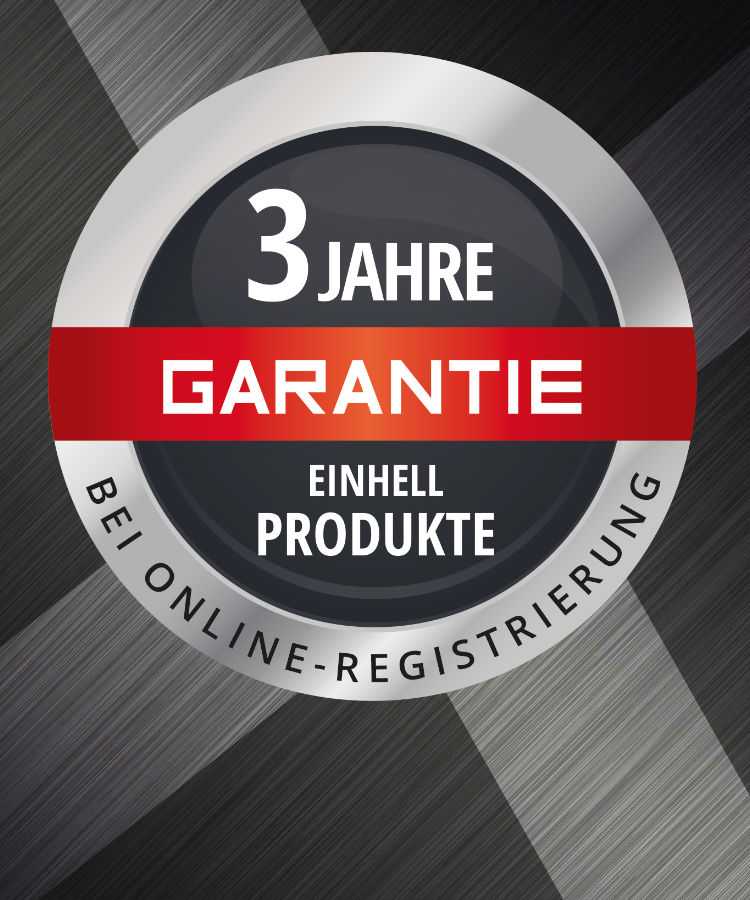 product warranty of einhell in german