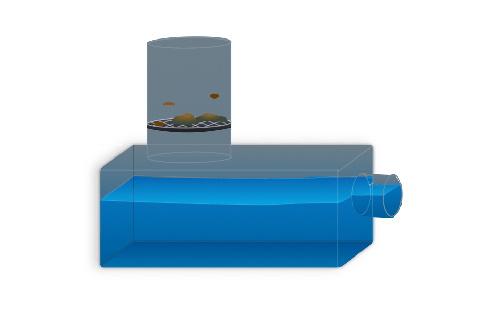 prefilter of a water pump