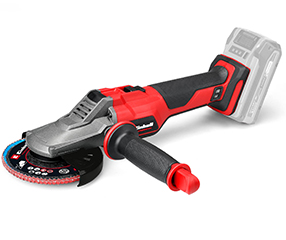 Picture of a cordless angle grinder.