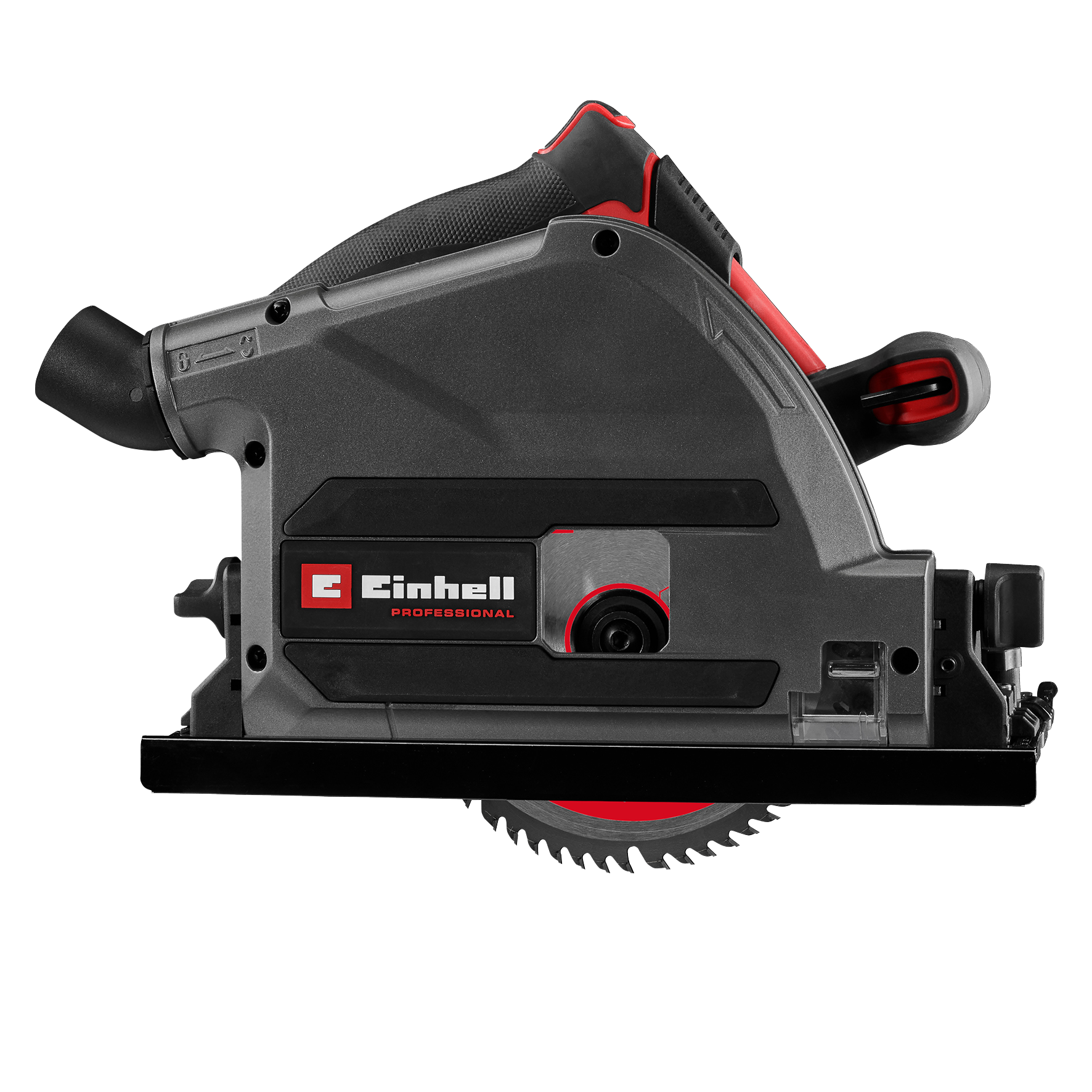 Tauchsäge von Einhell Professional in schwarzem und rotem Design.