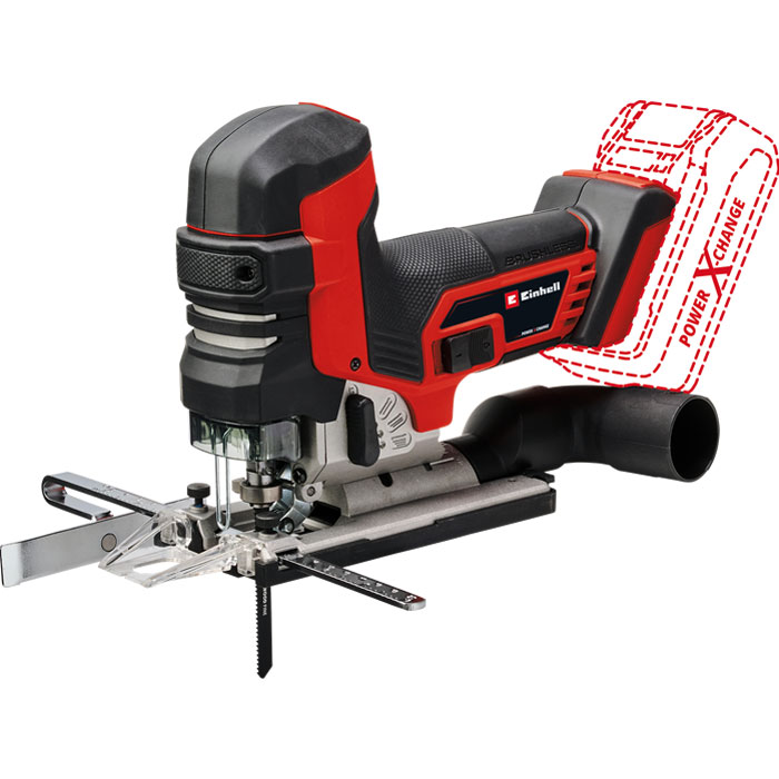 A Cordless Jig Saw in side view.